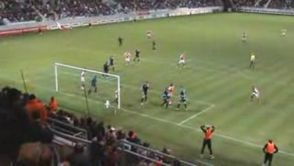 Reims-Tours Coup franc yann kermorgant