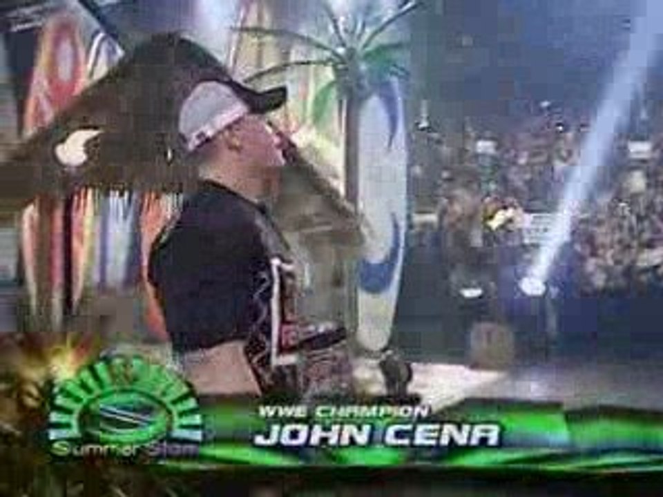 WWE Champion John Cena vs Randy Orton SummerSlam 2007 Pt. 1