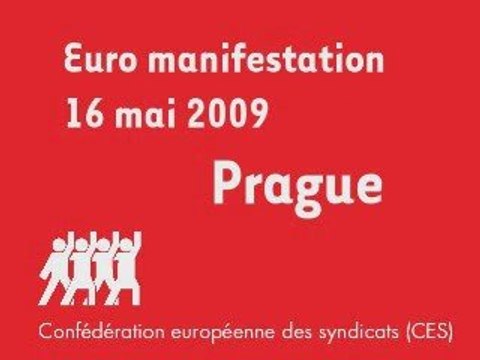 Euromanifestation Prague 16 mai 2009