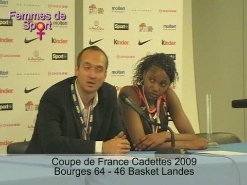 Basket - Finale Coupe de France Cadettes 2009 - ITV
