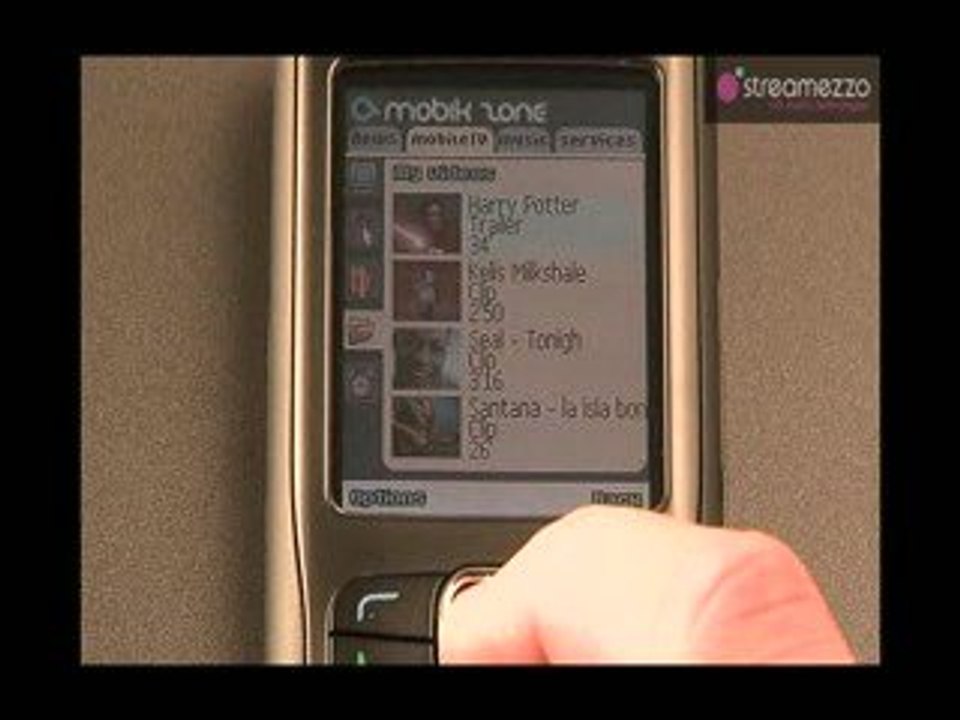 Streamezzo - Dynamic User Interface - Mobik