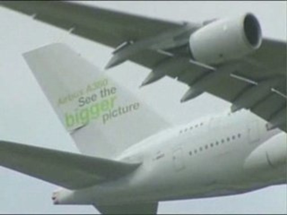 Farnborough 2008 : Vol de l'A380