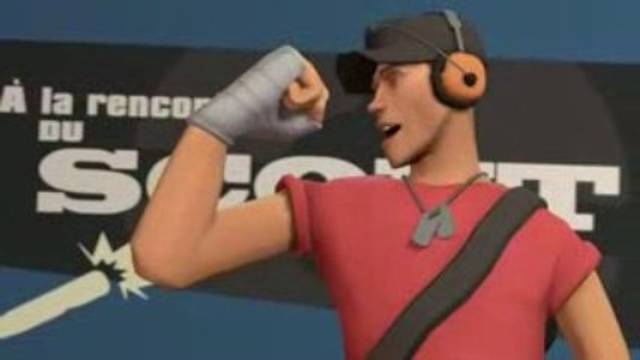 Team Fortress 2 - Meet the scout - French