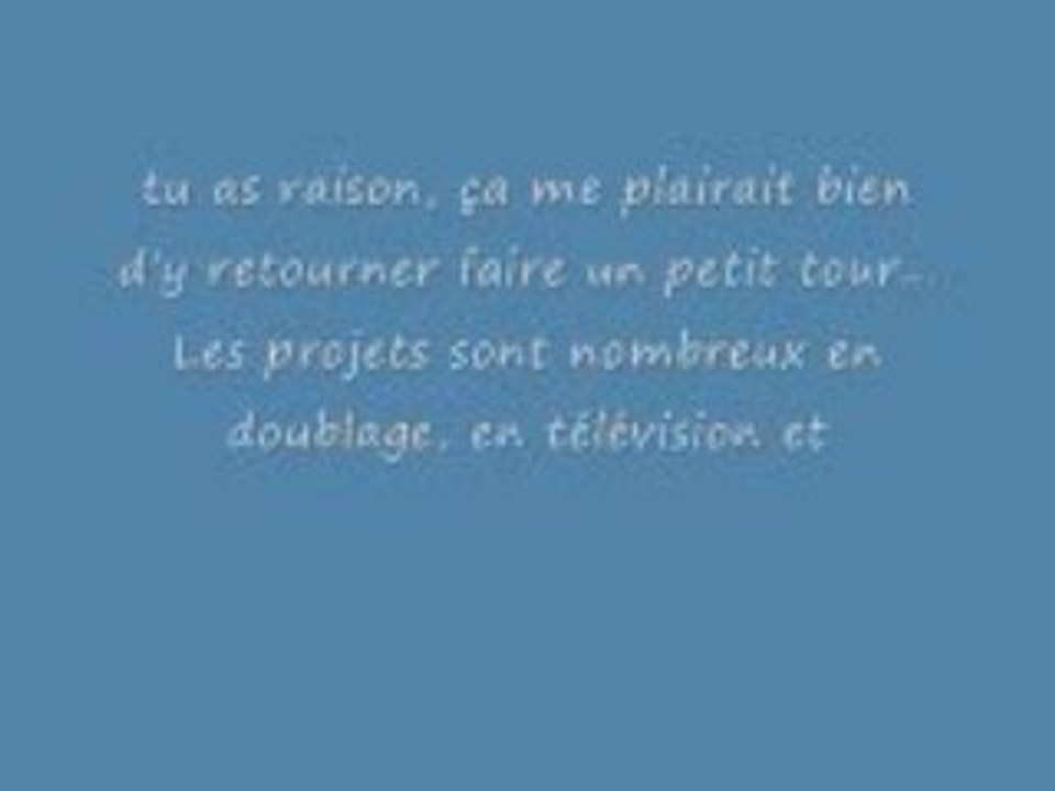 Alors, François MARCI,de retour dans PBLV ou pas..?!je sais!