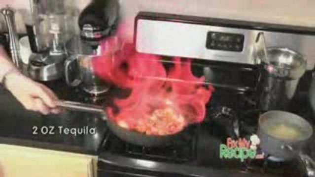 Latin Shrimp Scampi with Vermicelli