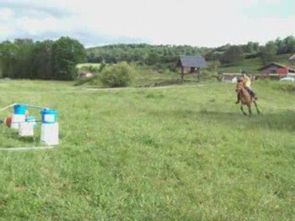 Pin'Up et moi, séance de saut