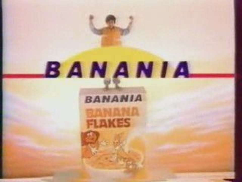 Pub céréales Banania 80's