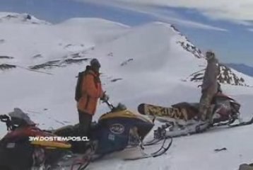 Deep in the mountains of chile