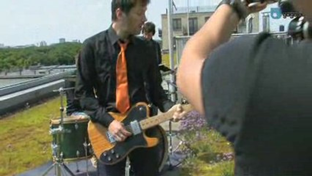 LENZ beim Videodreh zu 'Unser Gutes Recht'