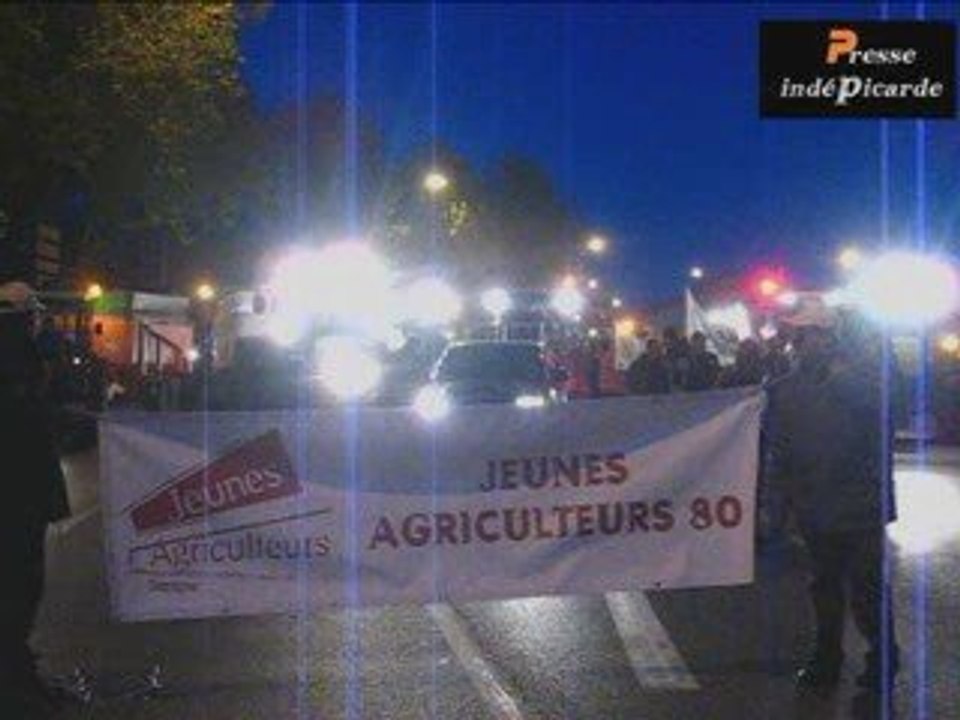 Manifestation des agriculteurs Amiens