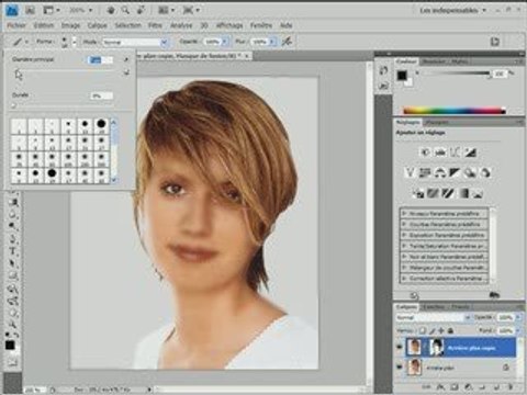 tuto photoshop cs4 embellir un visage partie 1