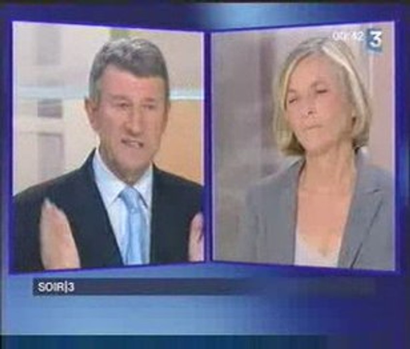 Philippe de Villiers dans Soir 3 le 15 mai 2009.