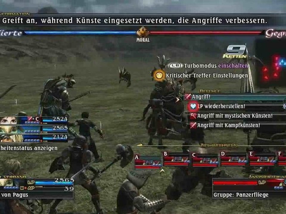 The Last Remnant: Schlacht