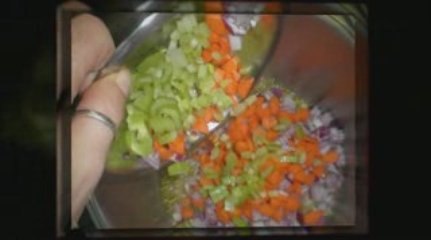 The Organic Personal Chef prepare skirt steak with mole