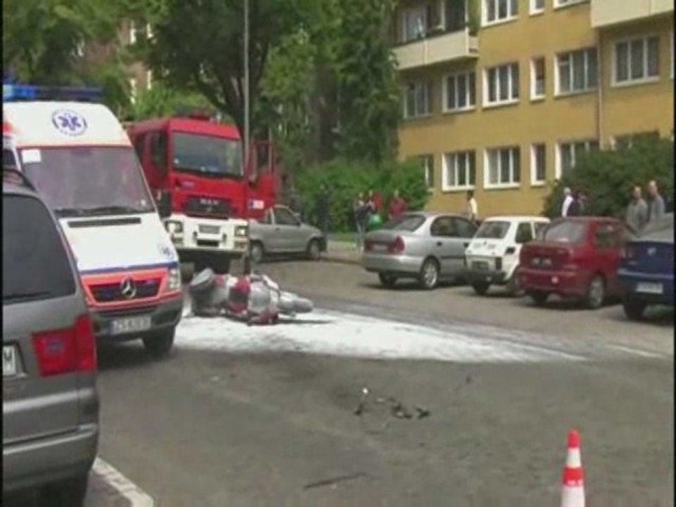 Wypadek na ul. Małopolskiej