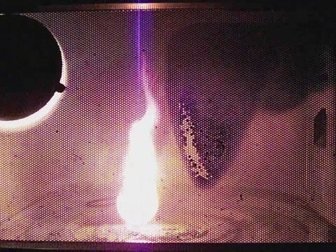 MICROWAVING A FLASHLIGHT