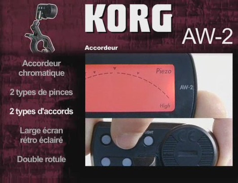 Accordeur Korg AW-2 (La Boite Noire)