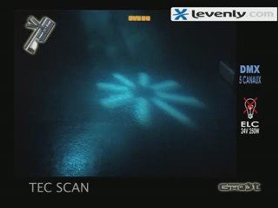 Jeu de lumière scanner TecScan GHOST by Levenly.com