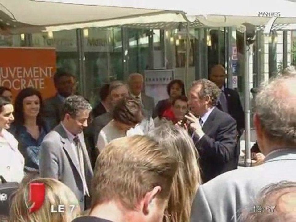 Élections européennes : François Bayrou à Nantes