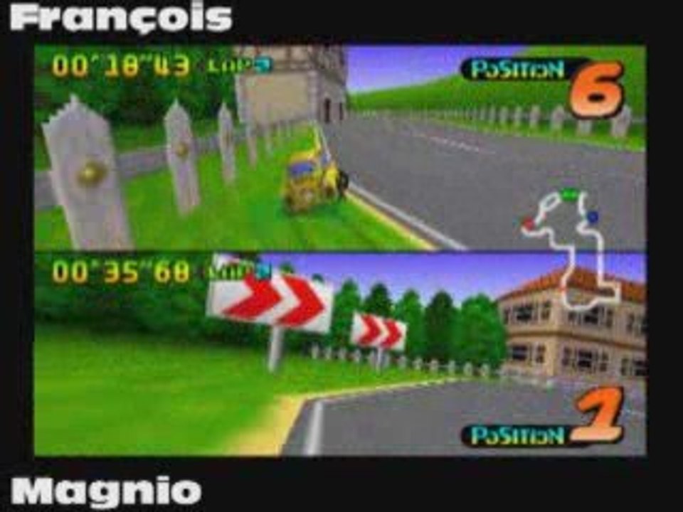 Jeu en réseau - Penny Racers (N64)