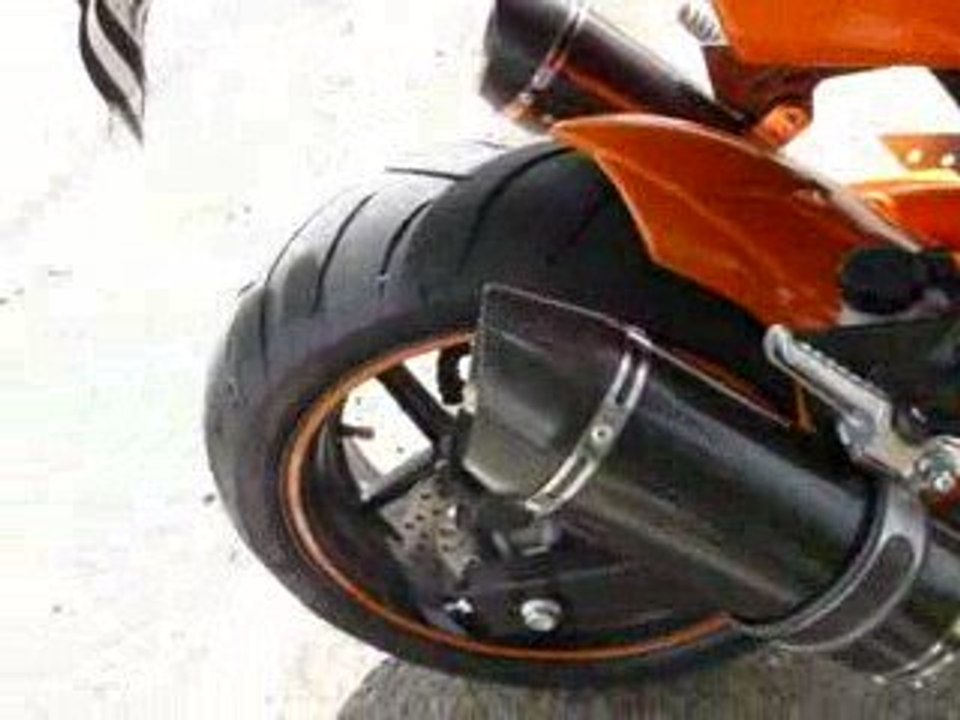 Pot Fresco double full Carbone sur Z750 sans chicane