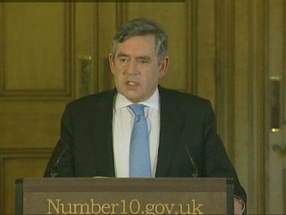 Brown pays tribute to Speaker