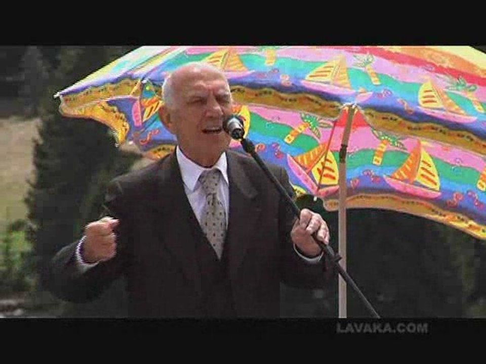 Stéphane Hessel au plateau des Glières 17 mai 2009