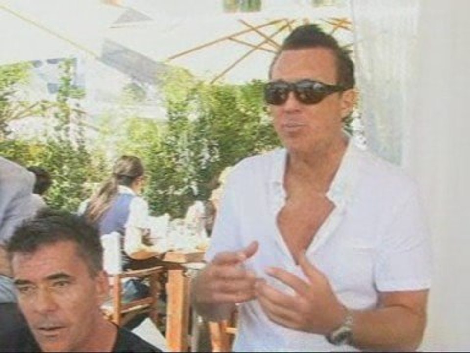 Sarah Mills talks to Spandau Ballet at Cannes