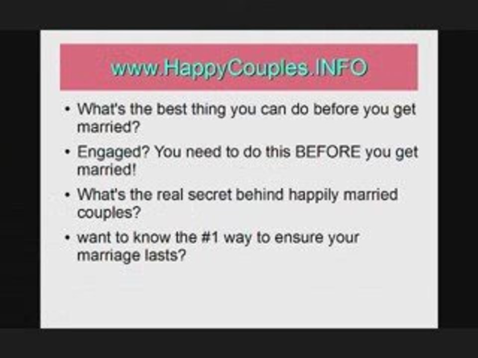 How To Have a Happy Relationship
