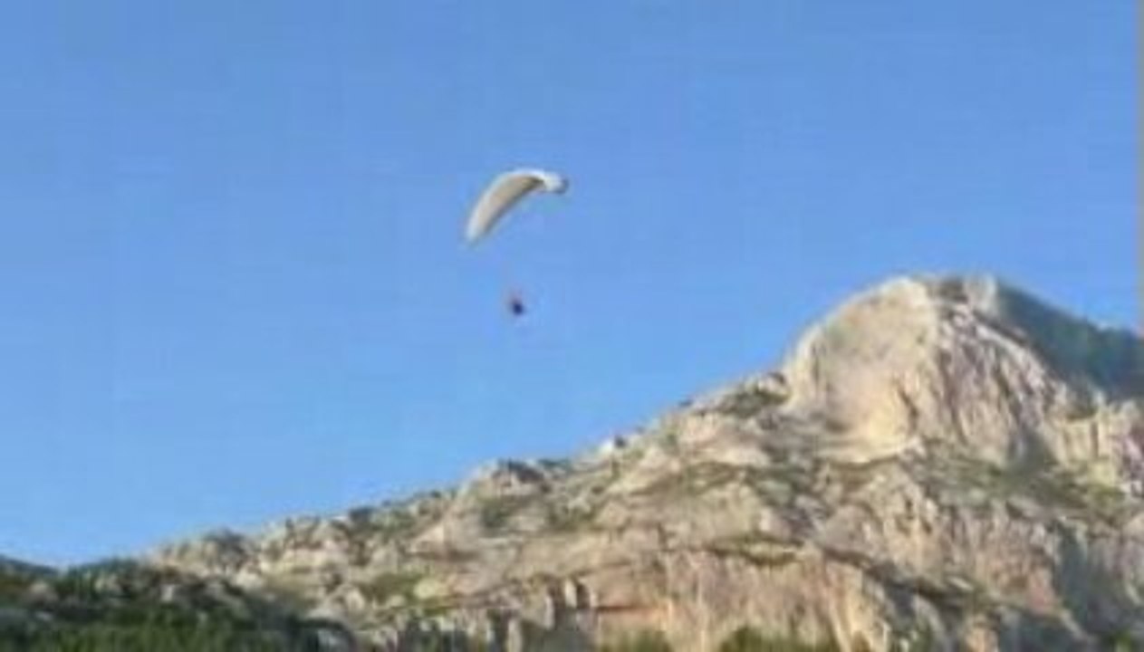 Vol du soir en parapente à l'escalette (Sainte-Victoire)
