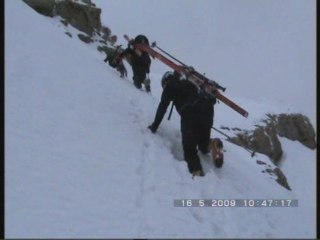 Le taillon par le glacier des Gabiétous