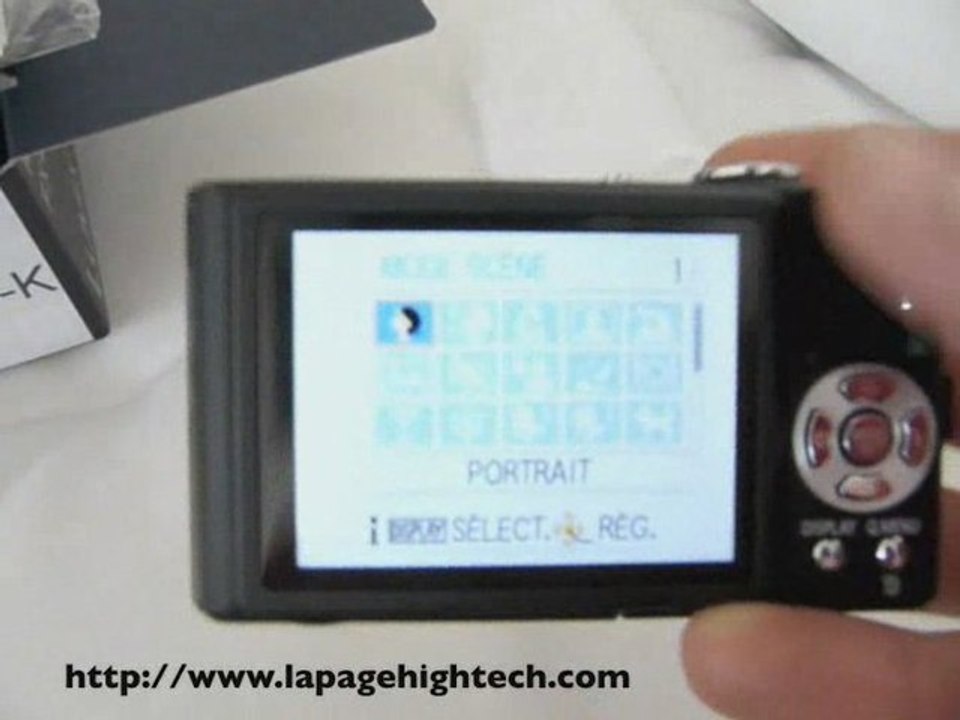 Déballage du Panasonic FX40