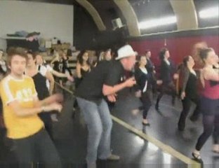 Répétition du spectacle "Graine d'étoile" à Cambrai