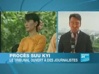 Procès Suu Kyi: le tribunal ouvert à des journalistes