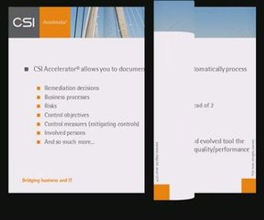 CSI tools - Infomercial