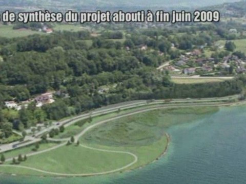 Aménagement des berges du lac du Bourget