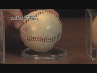 Signed Baseballs of Babe Ruth, Jackie Robinson, etc