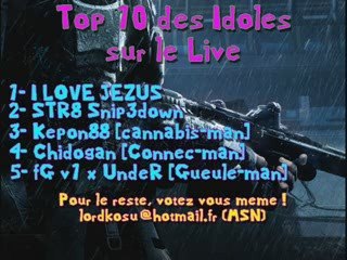 Top 10 des Noobs Xbox LIVE + Top 10 des Idoles