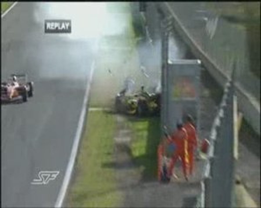 Superleague 2008 Vallenlunga race 2 Toccacelo crashes