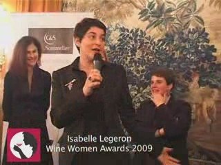 Wine Women Awards 2009 PRO Isabelle Legeron