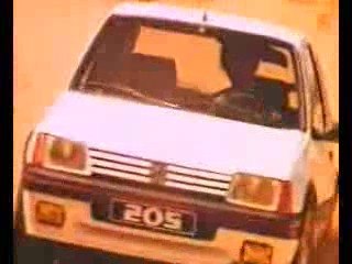 Publicité 205 GTi 1.6L