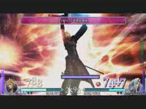 Dissidia Final Fantasy Cloud VS Sephiroth