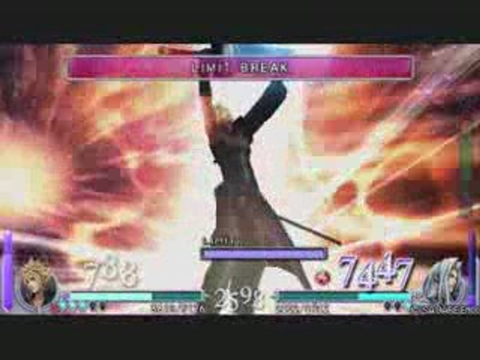 Dissidia Final Fantasy Cloud VS Sephiroth