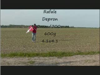 vol rafale depron