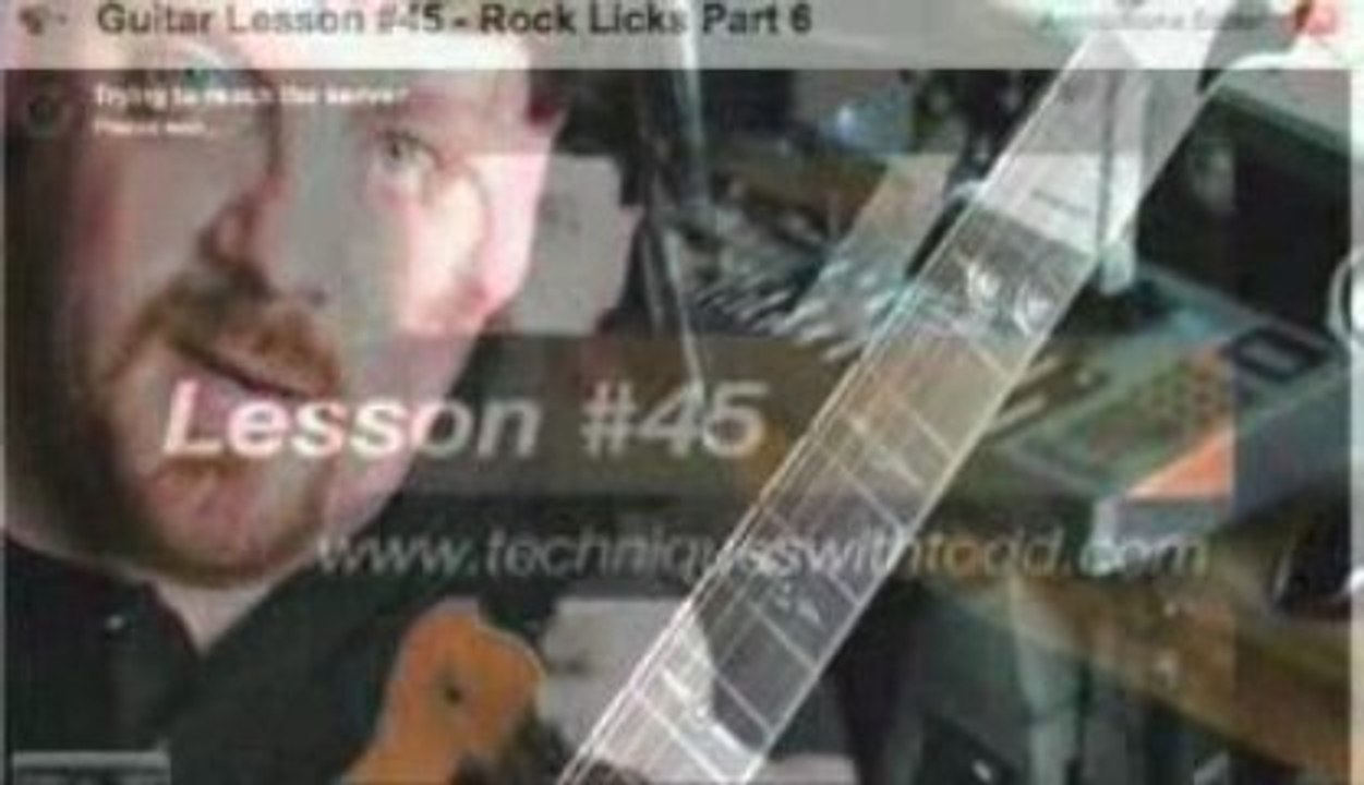 Rock Guitar Lesson #46 - Bending/Pinch Harmonics