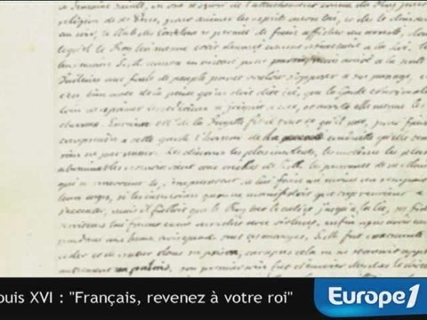 Le testament politique de Louis XVI retrouvé