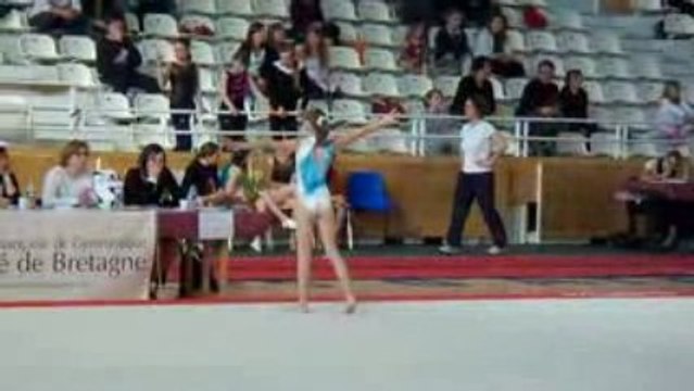 mallaury au sol championnat régional st brieuc 2009