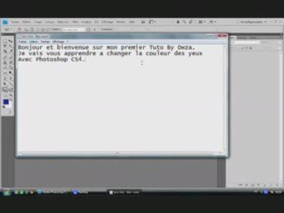 Tuto changer couleur des yeux sur photo shop CS4