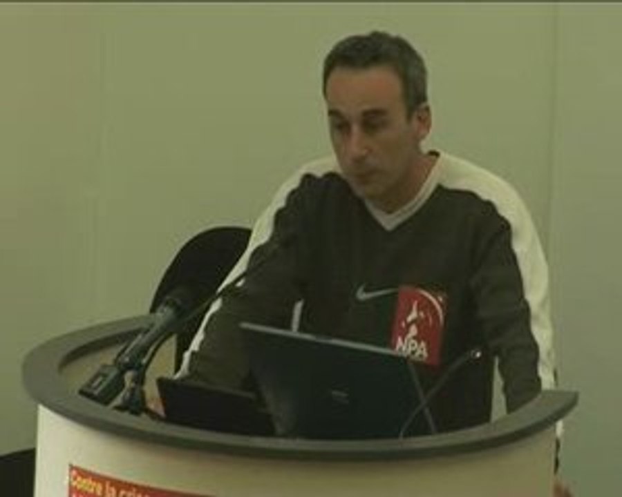 Meeting LCR-PSL: discours d'Yvan Zimmerman