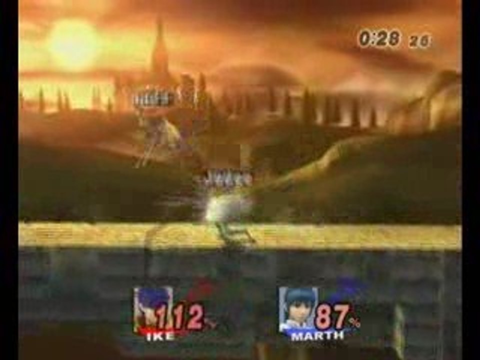 SSBB Ike vs Marth